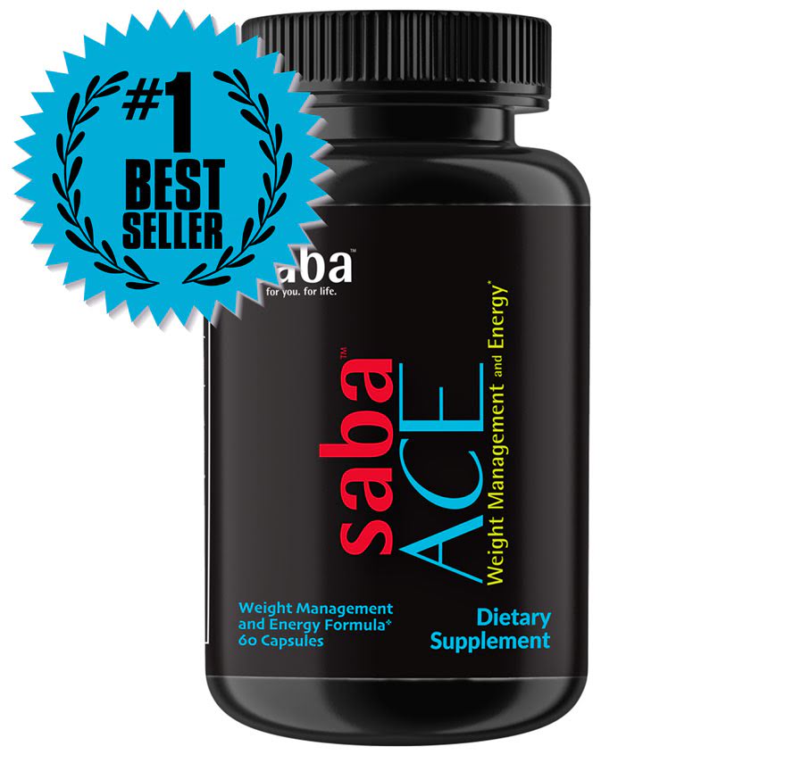 Saba ace capsules bottle